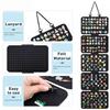 Hanging Enamel Lapel Pin Display Panels Felt Badge Button Brooch Storage Holder Jewelry Necklace Display Stand Earring Organizer