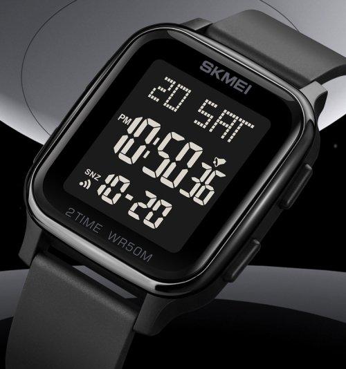 

[JULIUS] JULIUS SKMEI Unisex Square Digital Watch 1858 1858BK