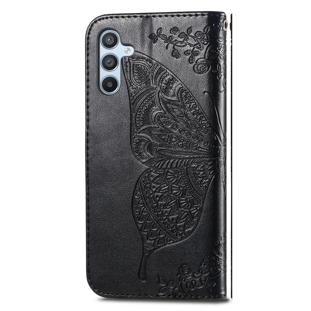 Etui dla Samsung Galaxy A36 5G Portfel z PU Skóry Pokrowiec na Telefon Wzór Motyla