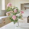 Fake Floral Artificial Pagoda Tree Flower Green Leaves Handmade Simulation Michelia Figo Real Touch Luxury Faux Flower Branch