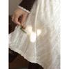 Lù Xiàngnán 'Rose Manor' Lace Velvet A-Line Midi Skirt