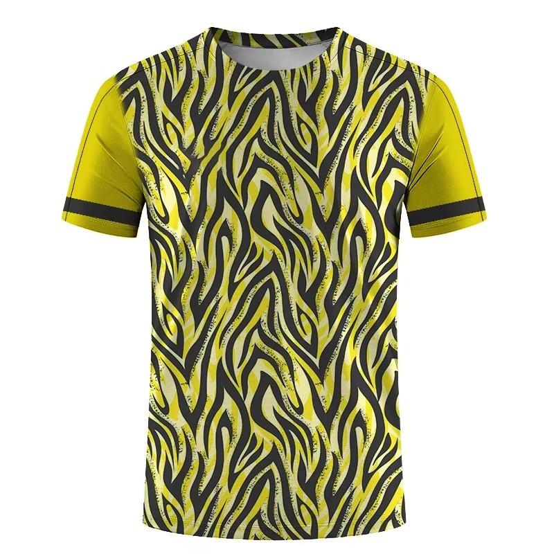 Einfache Mode Sport T-Shirts für Herren Sommer Outdoor Kurzarm Bedruckte T-Shirts Lässig Locker Laufen Fitness T-Shirts Oberteile