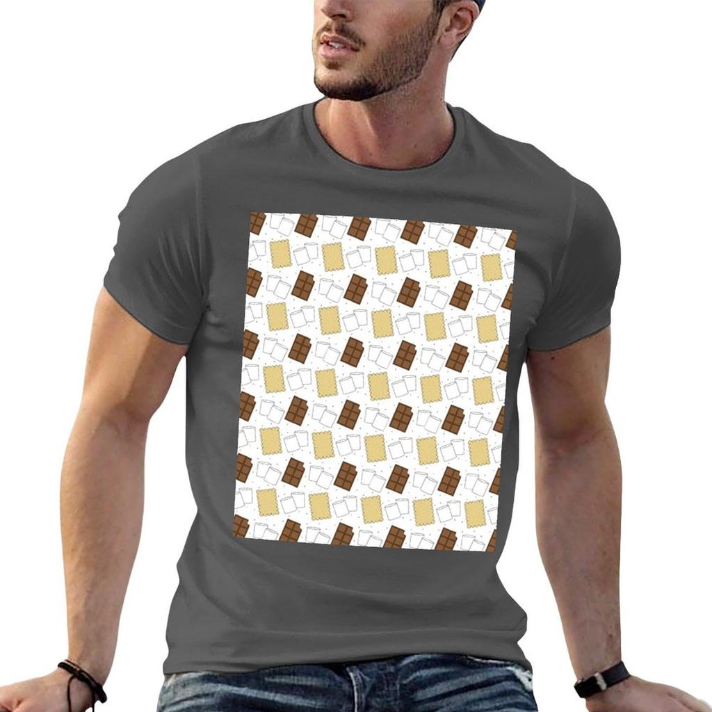 Make me some smores TShirt Trendy Print Short Sleeve TShirt