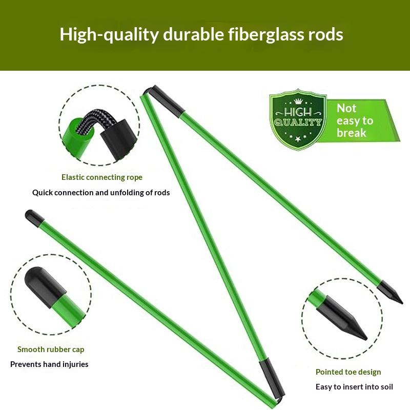 Golf Alignment Sticks 2 Sets Alignment Practice Rods Collapsible 7 Colors Golf Alignment Sticks Golf Swing Training Tools