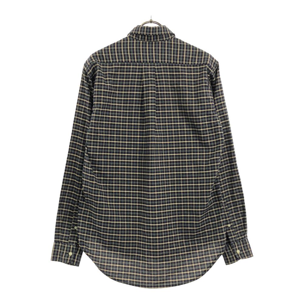 Polo by Ralph Lauren 80s Vintage Boys' Size Green Tag Made in USA Check Pattern Long sleeve Button down shirt Men's Used