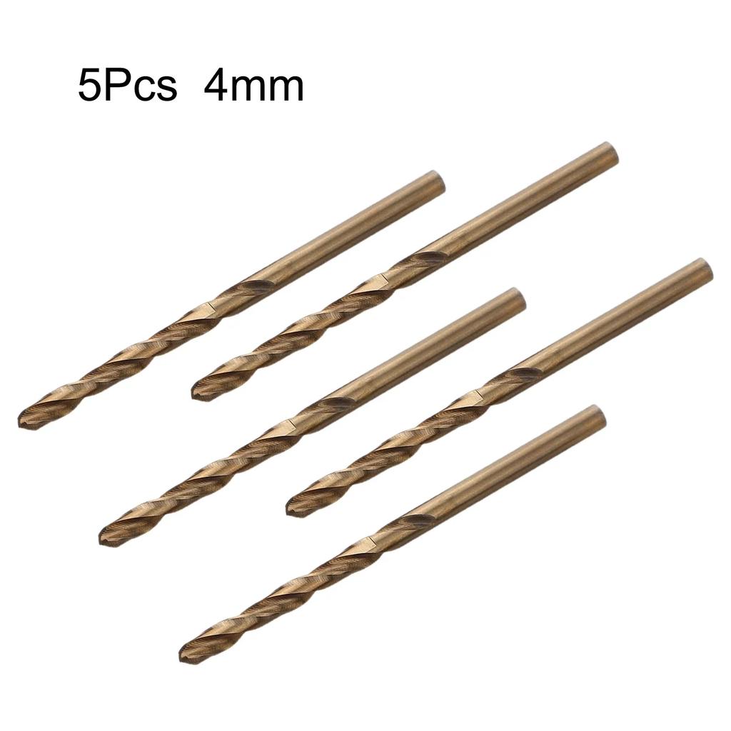 For Demanding Jobs M35 Drill Bits Metal Drill Bits Set Versatile Use 5% Cobalt High Performance Reduces Wandering