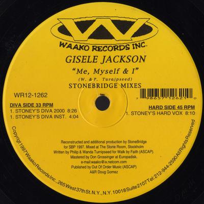 12inch Record GISELE JACKSON - Me, Myself And I (Stonebridge Mixes WR121262 Waako Records 1997 US Dance & Electronica Used