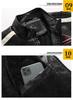 Herren Herbst Winter Motorrad Lederjacke mit Stickerei Patchwork - Europäischer und Amerikanischer Stil