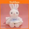 Brinquedo de Coelho de Pelúcia com Vestido e Decoração de Laço Para Meninas