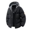 Men's High-Quality Cotton Jacket: 2025 Spring/Autumn/Winter Fashion, Two-Piece Down-Style