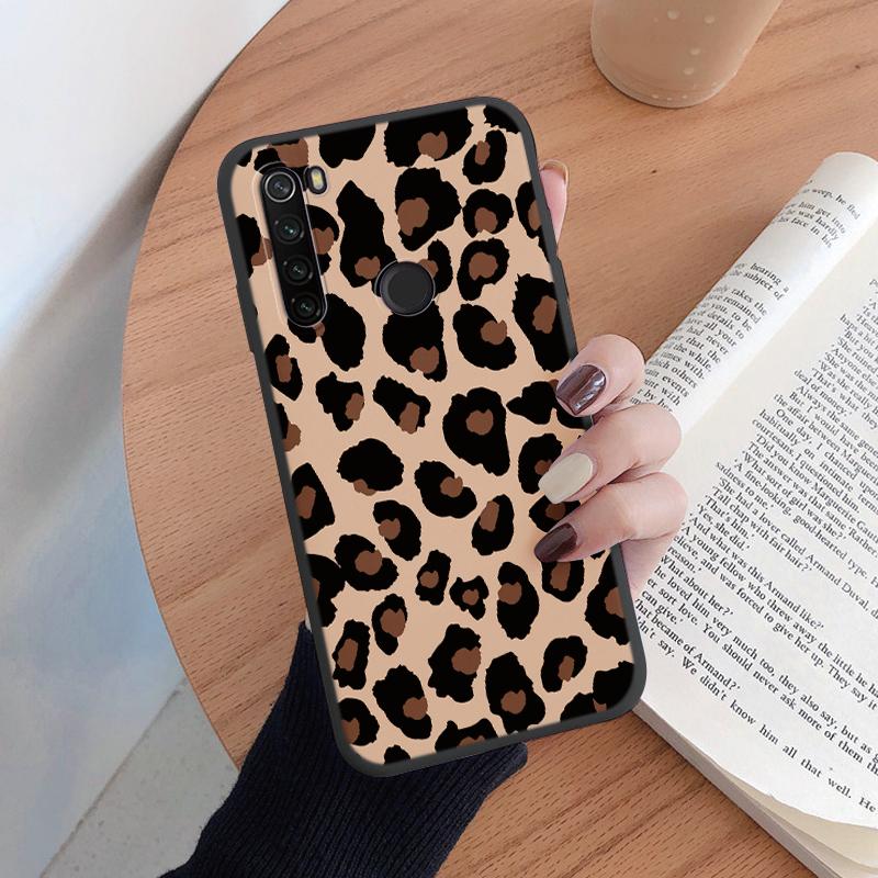 Case For Redmi Note 8 8T Soft Silicone TPU Back Cover Case Protective Coque For Redmi Note8 Shell 8 T Leopard Painted Bumper