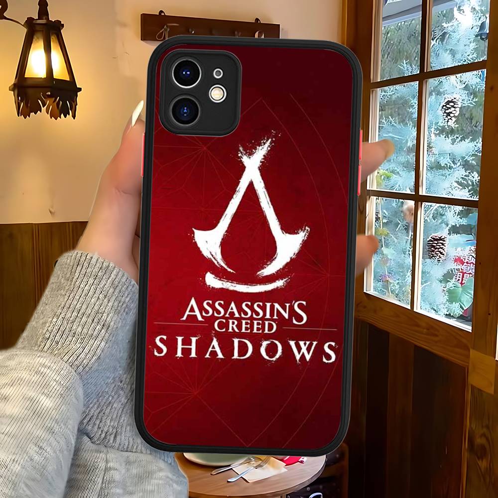A-Assassin S -Creed Gaming Matte Transparent Phone Cover For IPhone Case 16 15 14 13 12 11 Pro Max X XS Max Plus