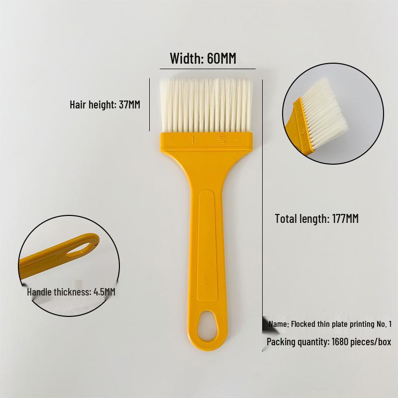 "Durable High-Temperature Resistant Plastic Brush for Cleaning, Painting, and Barbecuing"