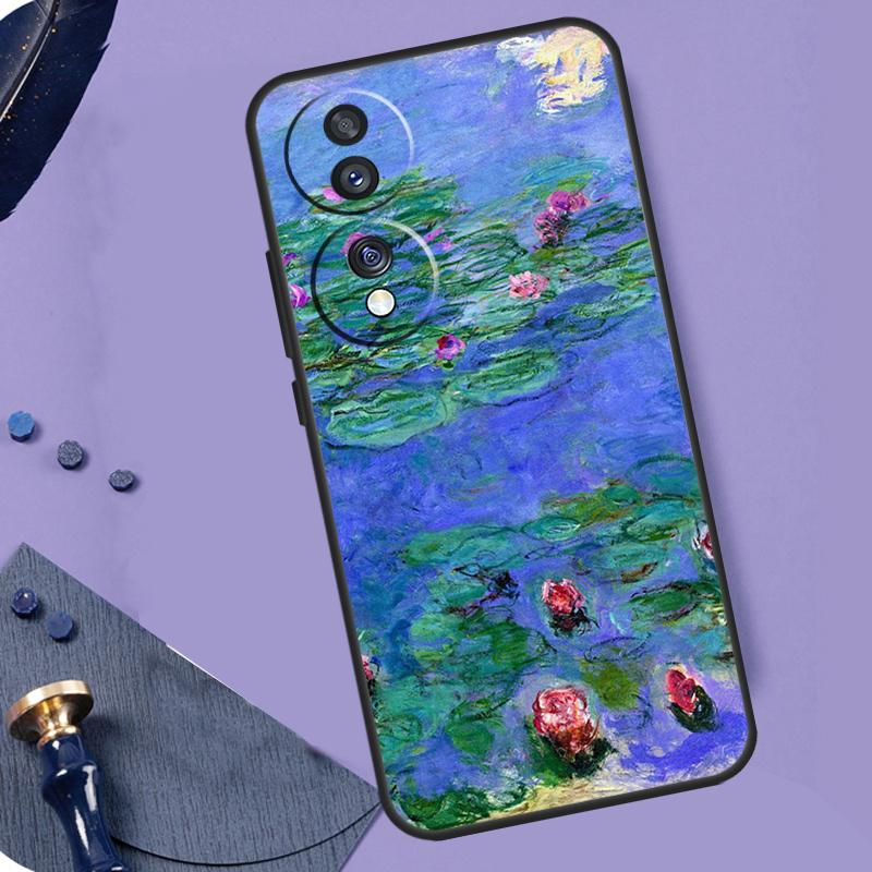 Claude Monet Art Painting For Honor Magic 6 5 Pro Lite 50 70 90 Case For Honor X9b X8b X7 X8 X9 X6a X7a X8a X9a Cover