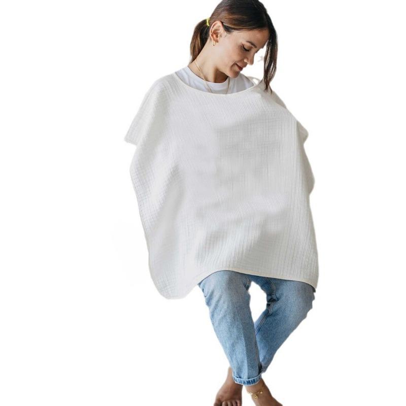 Husă de alăptare în stil italian, bumbac pur, pentru mamă și bebeluș, husă pentru cărucior pentru bebeluși