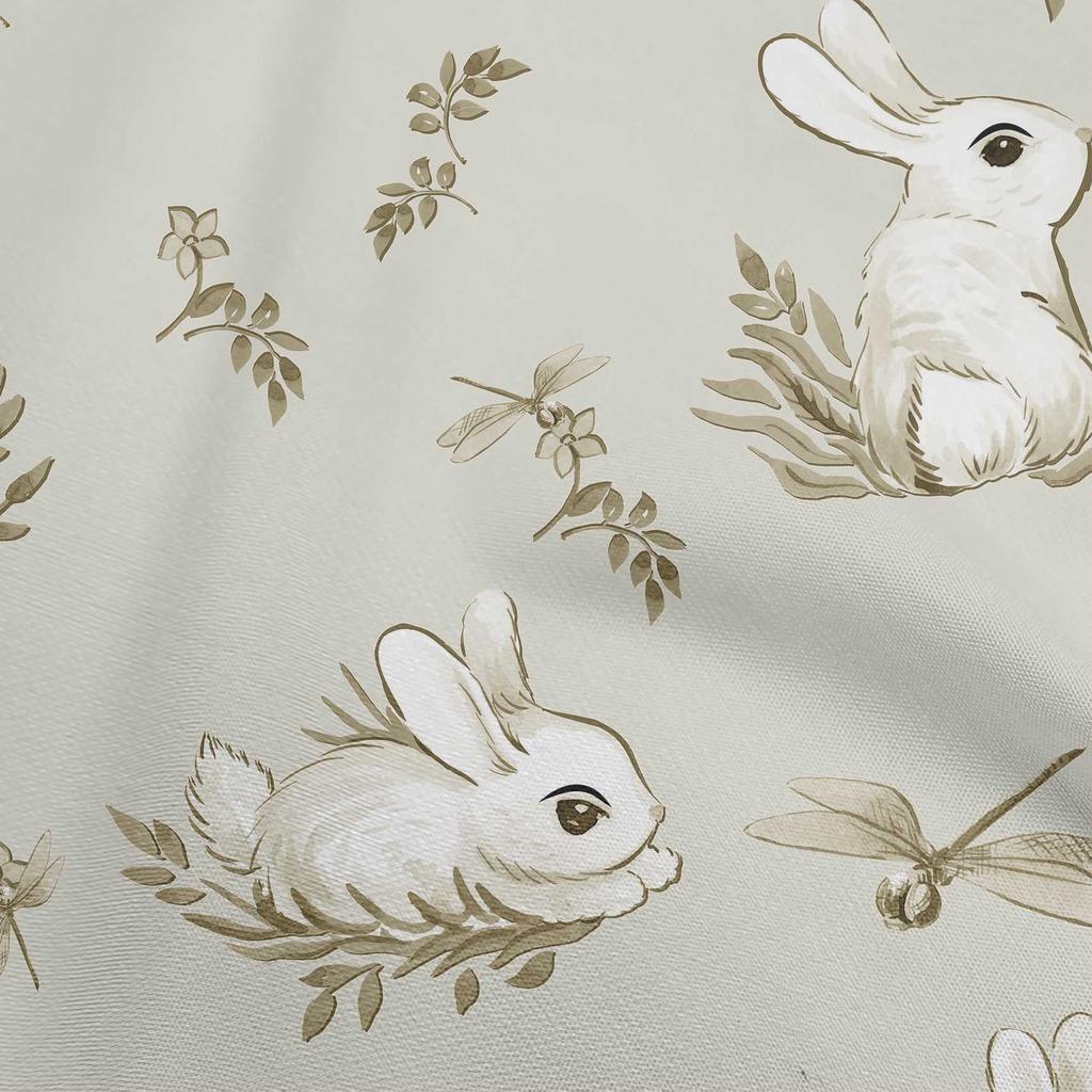 oneOone Cotton Flex Light Peach Fabric Kawai Dress Material Fabric Print Fabric By The Yard 40 Inch