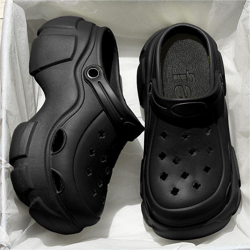 Women's Summer Height-Boosting EVA Non-Slip Closed Toe Slippers