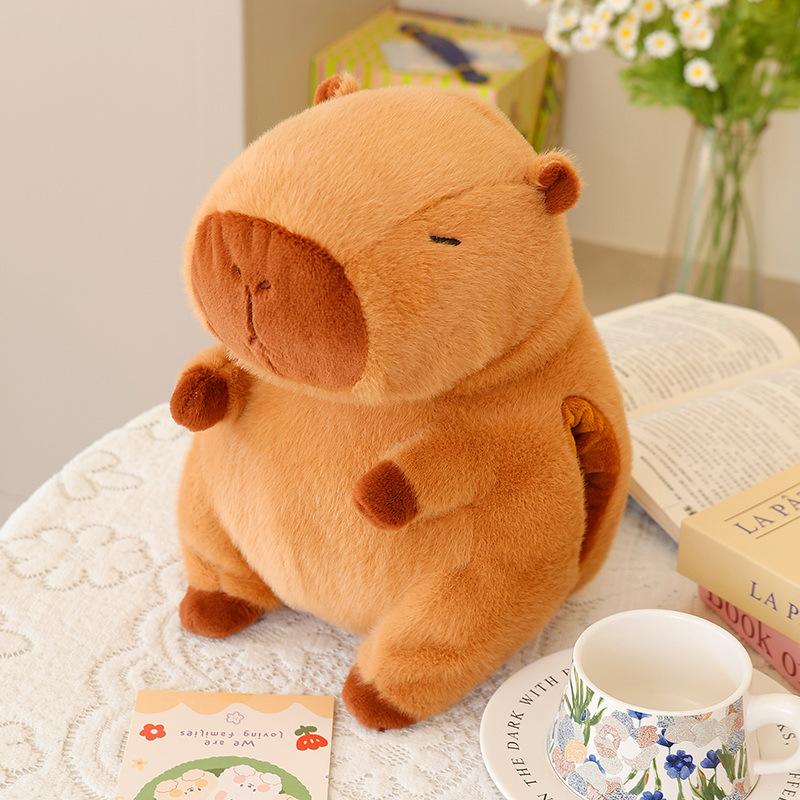 

Winter Warmer Hand Pillow Capybara Plush Toy Cute Cartoon Girl Gift Birthday