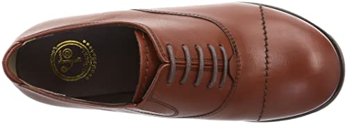 Yosuke Women's Oxfords, 5010065, Red Brown, Size 24.5 cm