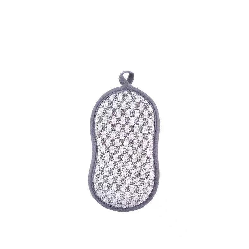 Scouring Cloth, Kitchen Dish Towel, Sponge Block, Cleaning Brush, Double-sided Non-oil Fiber Rag, Magic Wipe Pot Artifact