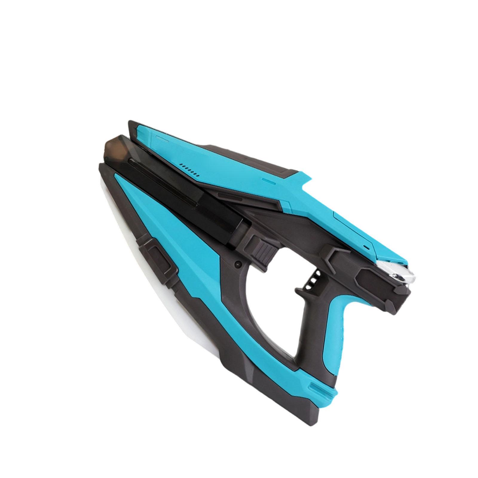 

Electric Water Blaster Automatic Rechargeable Water Gun with Continuous Firing and Pump Action for Outdoor Activities and Games one size синий