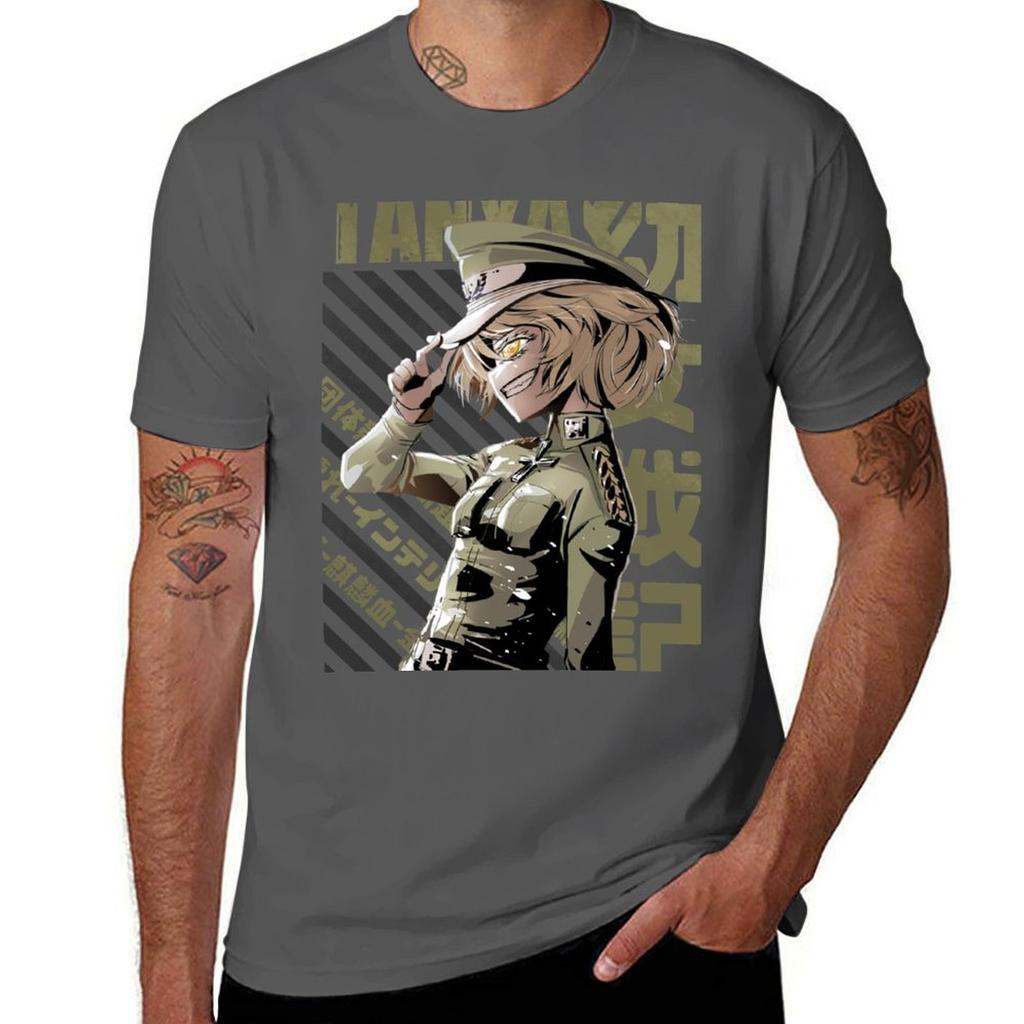 Youjo Senki Tanya Degurechaff TShirt Gym Exercise Short Sleeve TShirt