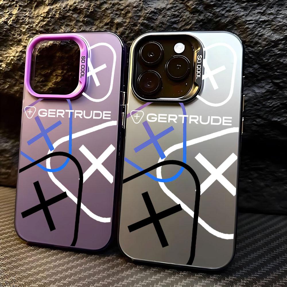 Fashion Hot Line Phone Case For iPhone 16 15 14 13 12 11 mini Pro Max X XR XSMAX 8 7 Plus Anti Fall Matte G-Gertrudes Back Cover
