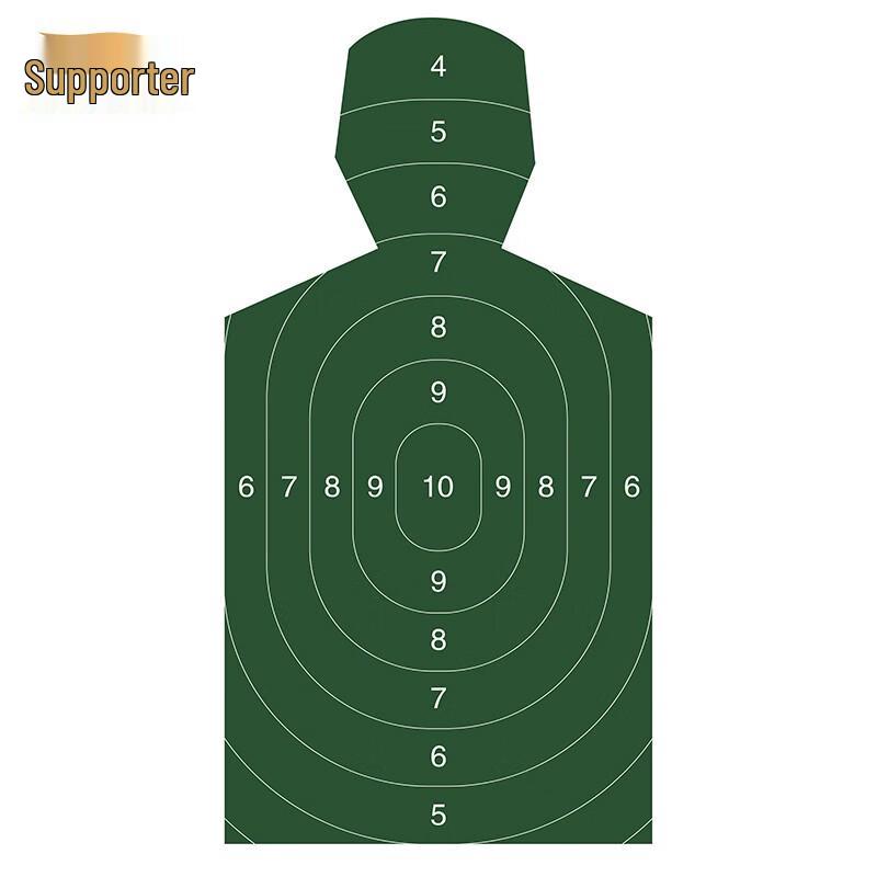 Half-Body Shooting Target Paper