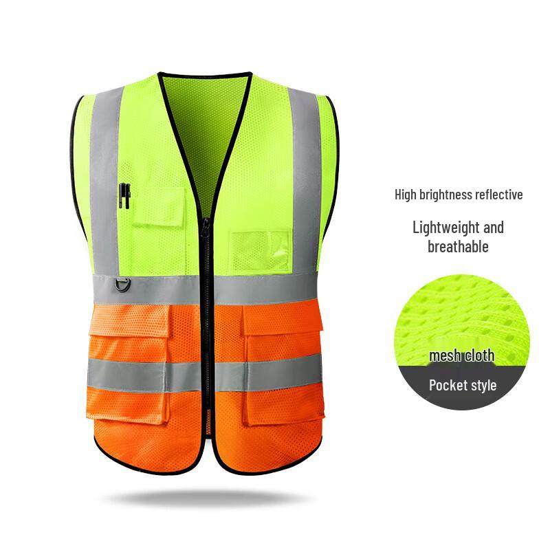 High-Visibility Safety Workwear Vest One Size