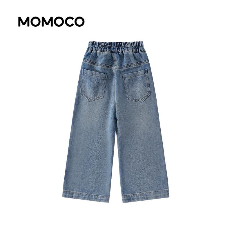 MOMOCO Garlic Bear Series Girls' Denim Jeans