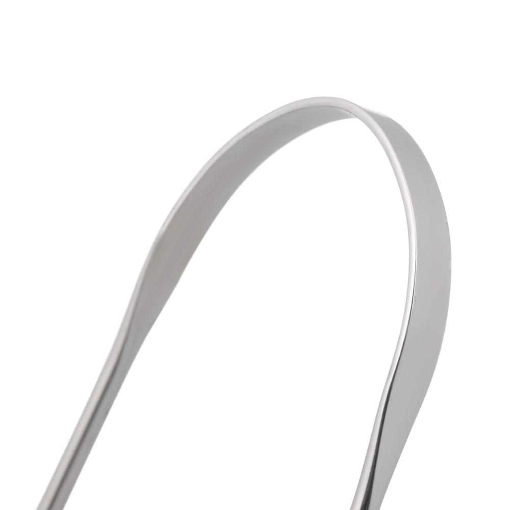 Tongue Scraper Stainless Steel Cleaner Fresh Breath Cleaning Coated Tongue Toothbrush Dental Oral Hygiene Care Tools