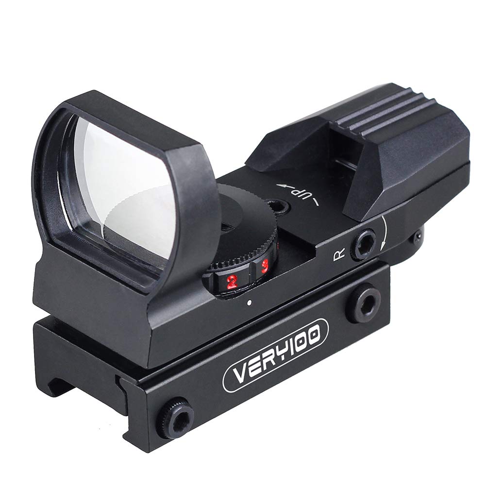 

Very100 Genuine Dot Sight Open Rifle Sight Optical Точковий приціл червоний і зелений 2 4 5 рівневий приціл 20 мм, сумісні кольори, типи, червоний/зелений чорний