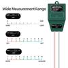 Contor de umiditate a solului PH Tester 3 în 1 Contor de umiditate Analizor hidroponic Detector de grădinărit Higrometru Plant Flori Instrument de grădină