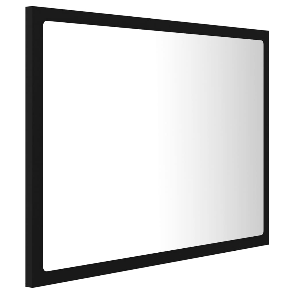 Badezimmerspiegel mit LED, wandmontierter Badezimmerpiegel, 60x8,5x37cm