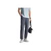 Anta Simple Solid Color Elastic Straight Leg Knitted Sports Pants Men Bottoms Gray 952527303-2
