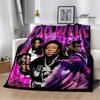 Rapper rod wave printed blanket Warm Flannel Blankets Soft and Comfortable blanket Home Travel Blanket bed linings Birthday Gift