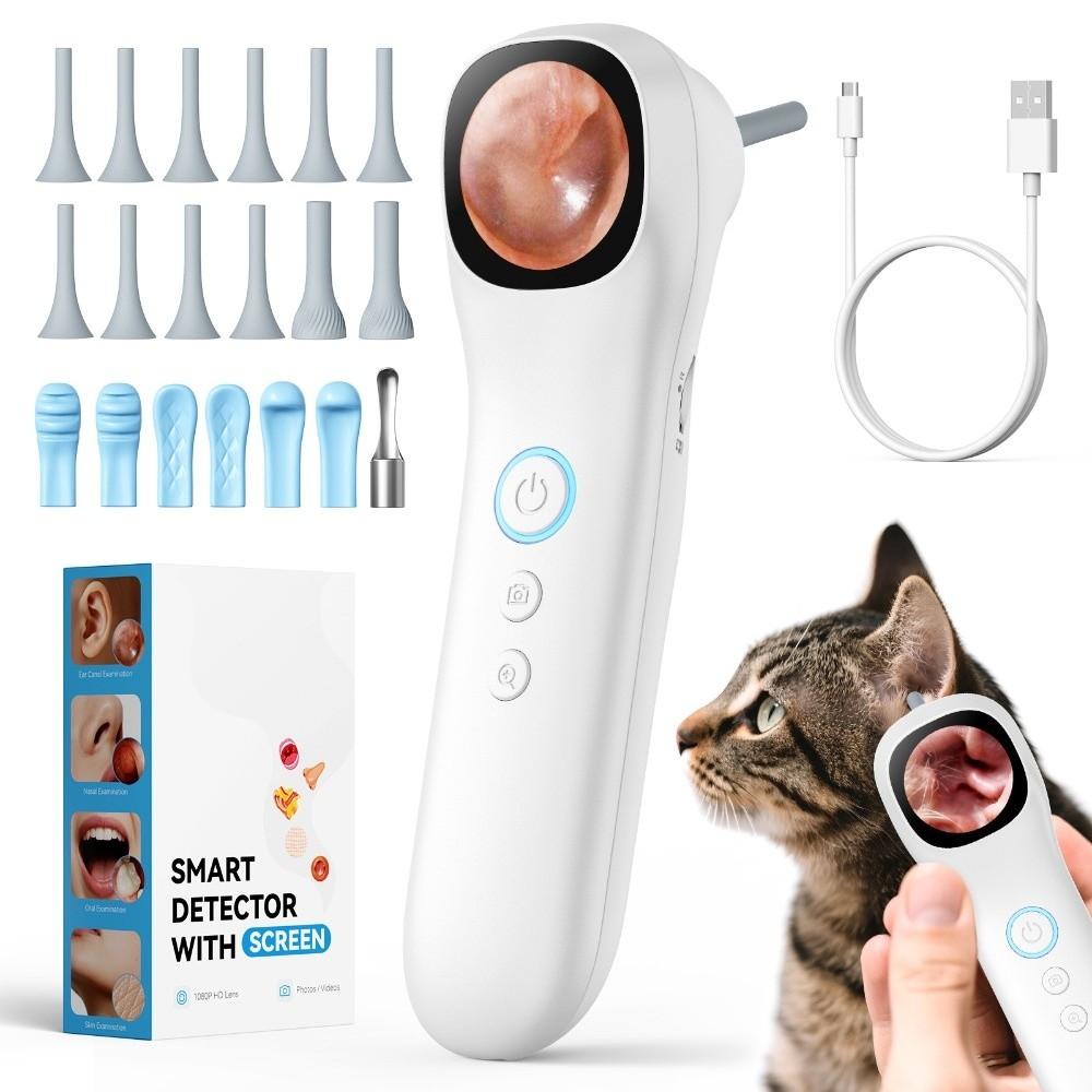 1080P HD Ear Camera 1.21 Inch IPS Screen Visual Ear Care Durable Smart Detector  Ear Care