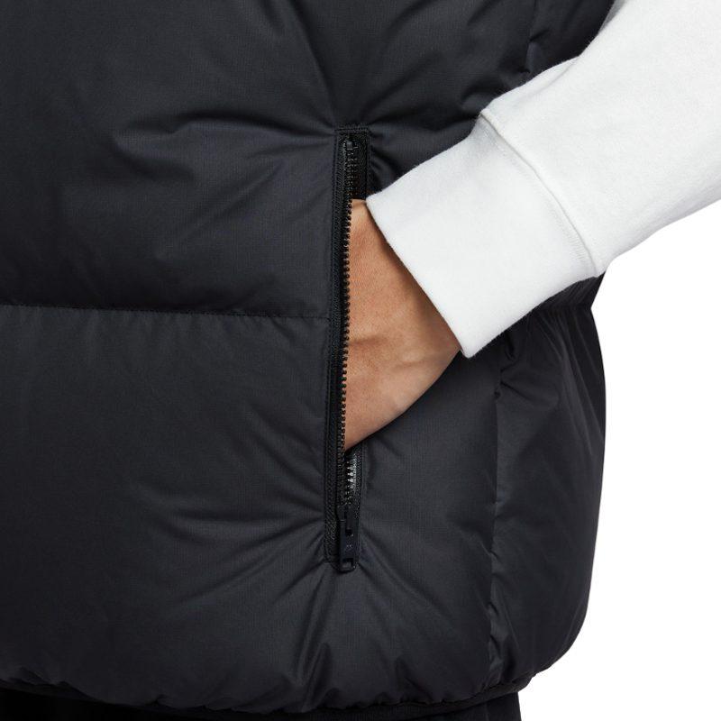 Nike Vests Men's Black Stand Collar Moderate Other IH2369-010