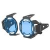 Screw, Qiilu Motorcycle Fog Light Guard, LED Lamp Protective Cover Fits R1200GS/R1250GS Adventure LC and More(Blue)