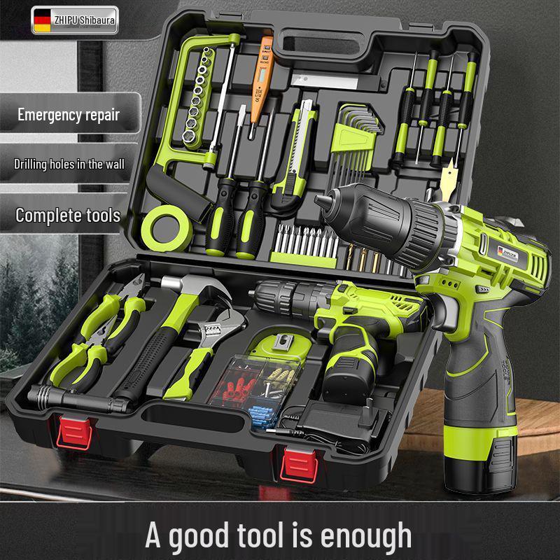 Shibaura Multifunctional Drill Set for Electricians and Woodworkers