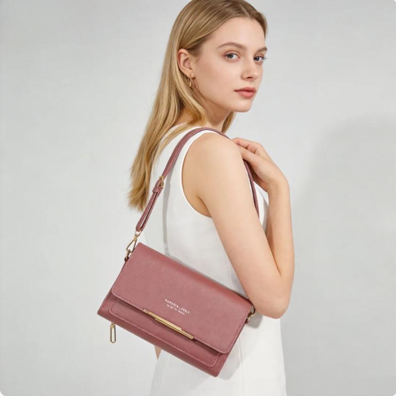 Portafoglio da donna coreano, borsa a mano multi-carta, grande capacità, casual, borsa a tracolla, porta cellulare, moda, nuovo stile