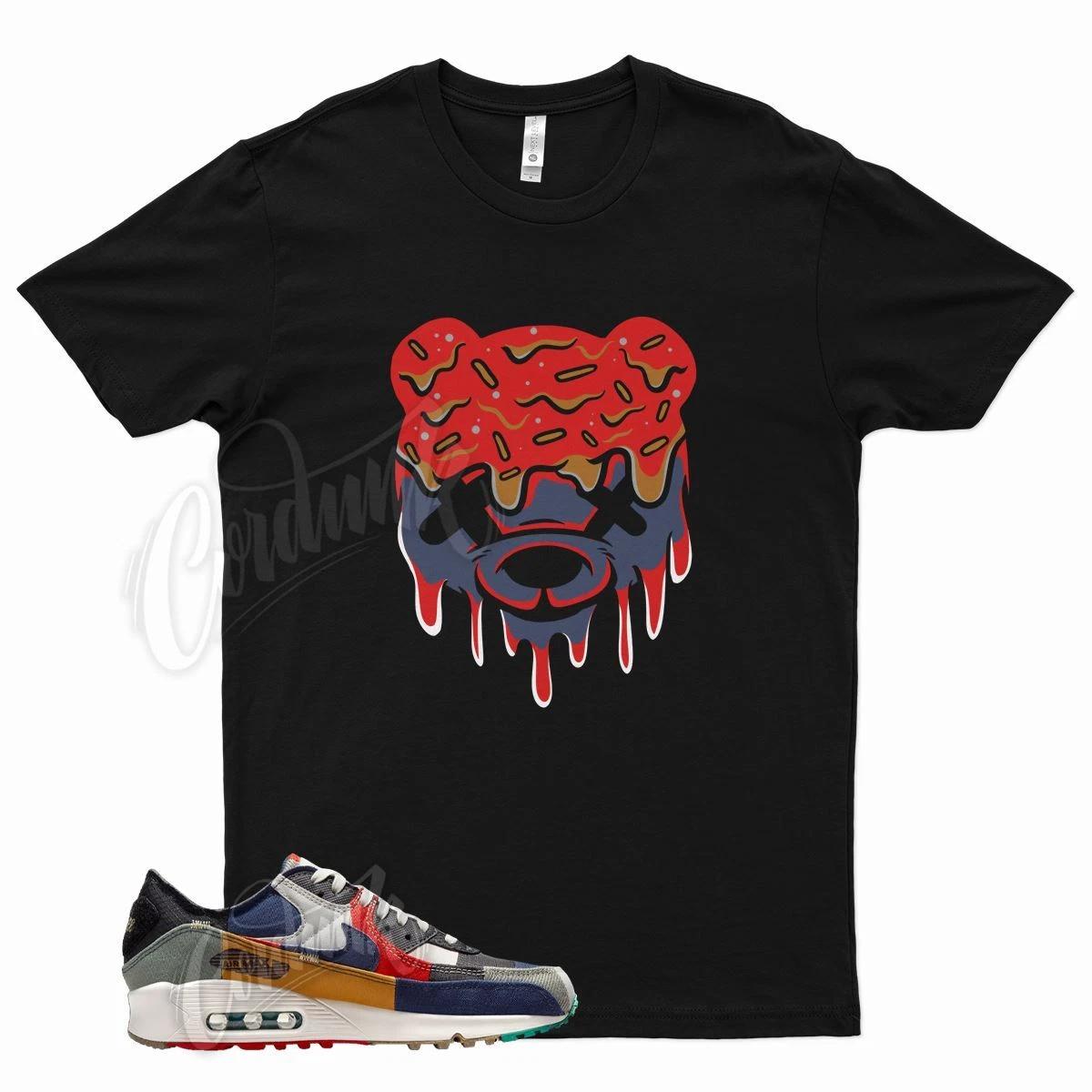 Black DRIPPY T Shirt for N Air Max 90 Legacy Dunk Scrap 4XL