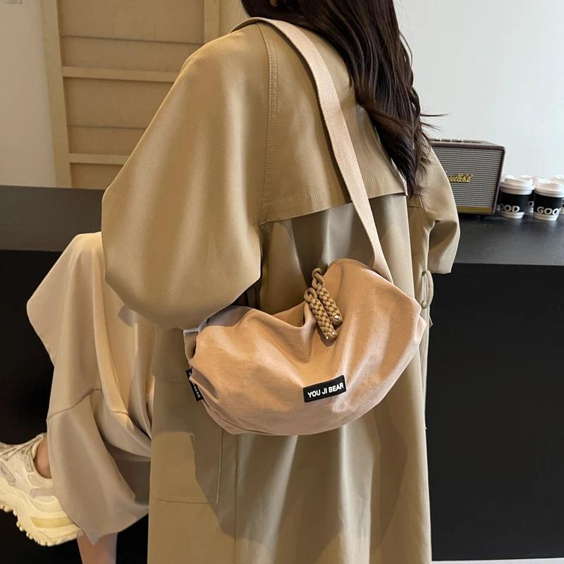 

Женские сумки новые dim sum ниша легкая женственная простая спортивная и повседневная сумка через плечо