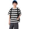 Balabala Kids' Quick-Dry Striped Unisex Short Sleeve T-Shirt