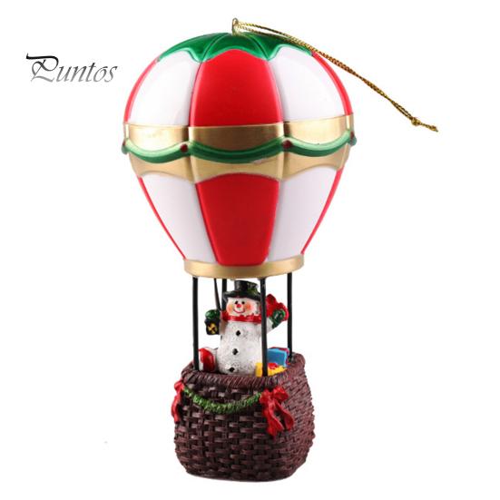 

Светодиодные рождественские украшения из смолы Санта-Клаус, снеговик в воздушных шарах, светящиеся праздничные настольные украшения для праздничного домашнего декора Snowman