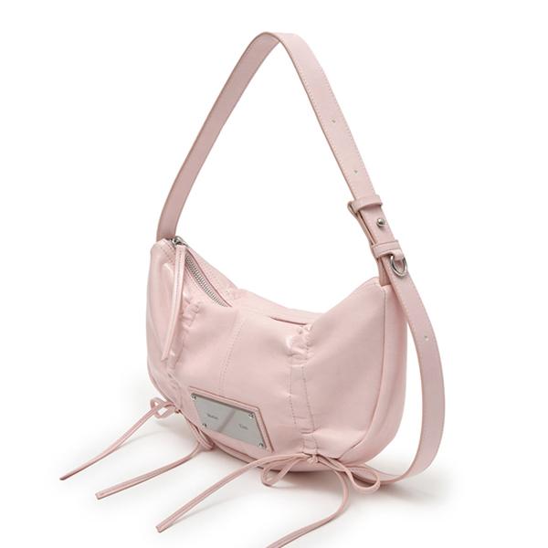 Matin Kim HALF SHIRRING RIBBON ROUND BAG - 6 Colors