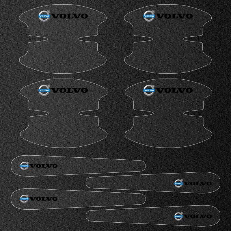 

Car Door Handle Bowl Transparent Sticker Anti-collision Protection Strips For Volvo XC60 XC90 S60 S80 S40 V40 V60 V70 V50 XC70