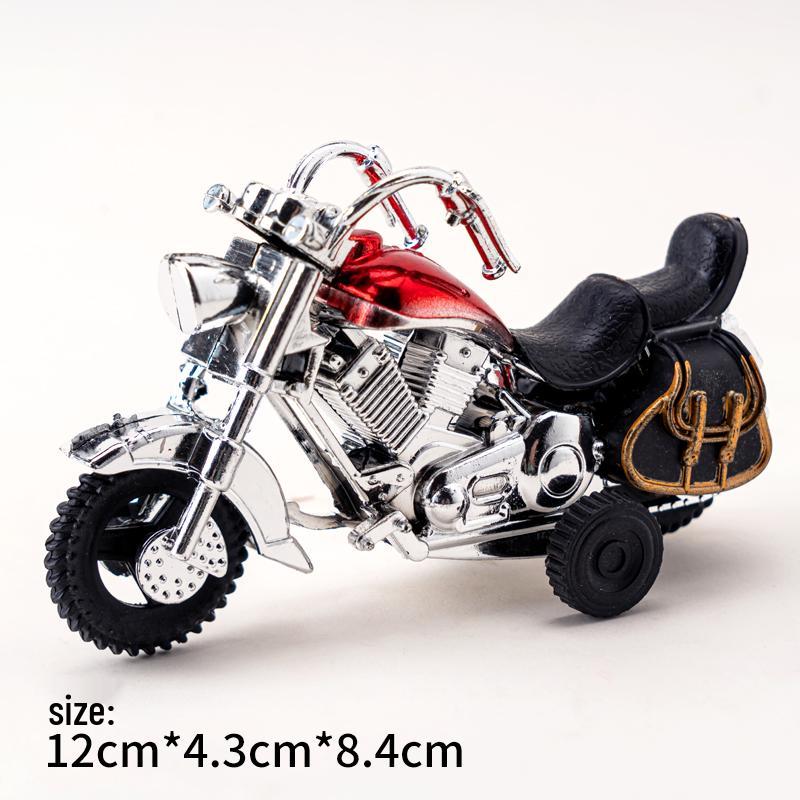 Father's Day Motorcycle Cake Topper: Alloy Slide Motorcycle Model Birthday Gift