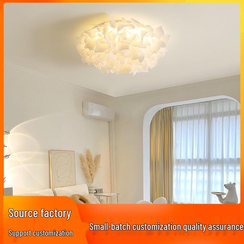 Modern Petal Ceiling Light: Minimalist Design for Bedrooms and Living Rooms