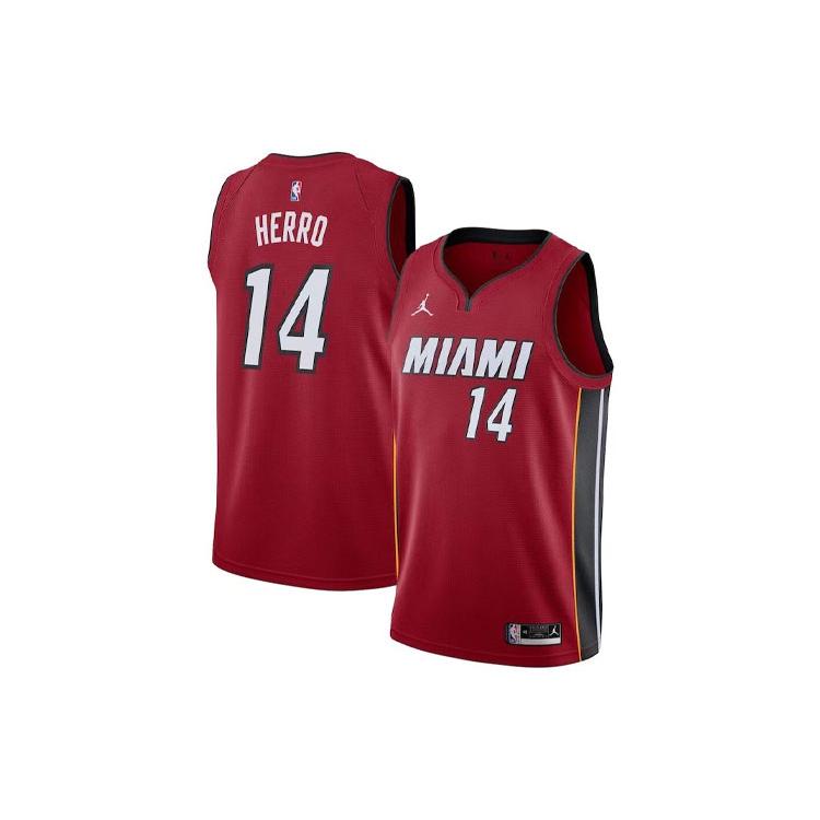 Nike NBA Basketball Jerseys Men's Red Moderate Straight Fit CV9483-608